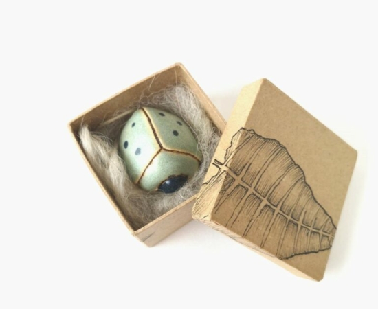 Klein turquoise kevertje